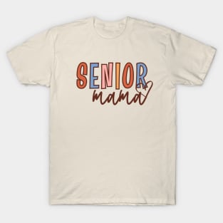 Senior Mama, Cute Senior Mom, Class of 2024 Mother T-Shirt